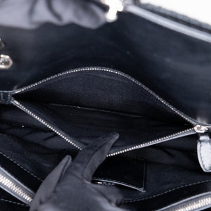 BVLGARI SERPENTI FOREVER SHOULDER BAG BLACK CALFSKIN