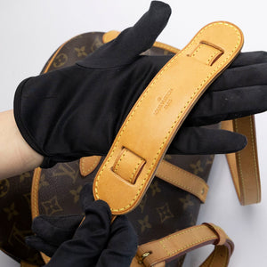 LOUIS VUITTON VINTAGE DOUBLE SIDE CROSSBODY BAG MONOGRAM CANVAS GHW