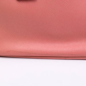 PRADA SAFFIANO SMALL TOTE BAG PINK GHW