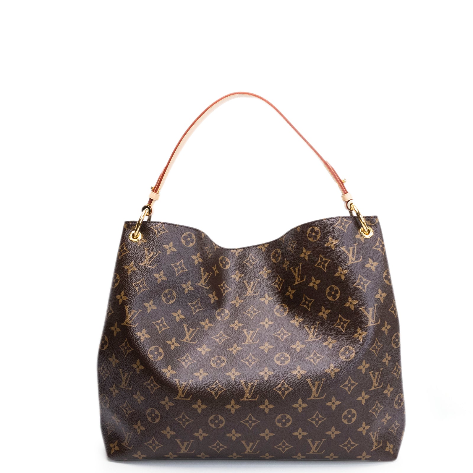 LOUIS VUITTON GRACEFUL MM MONOGRAM CANVAS GHW (MICROCHIP)