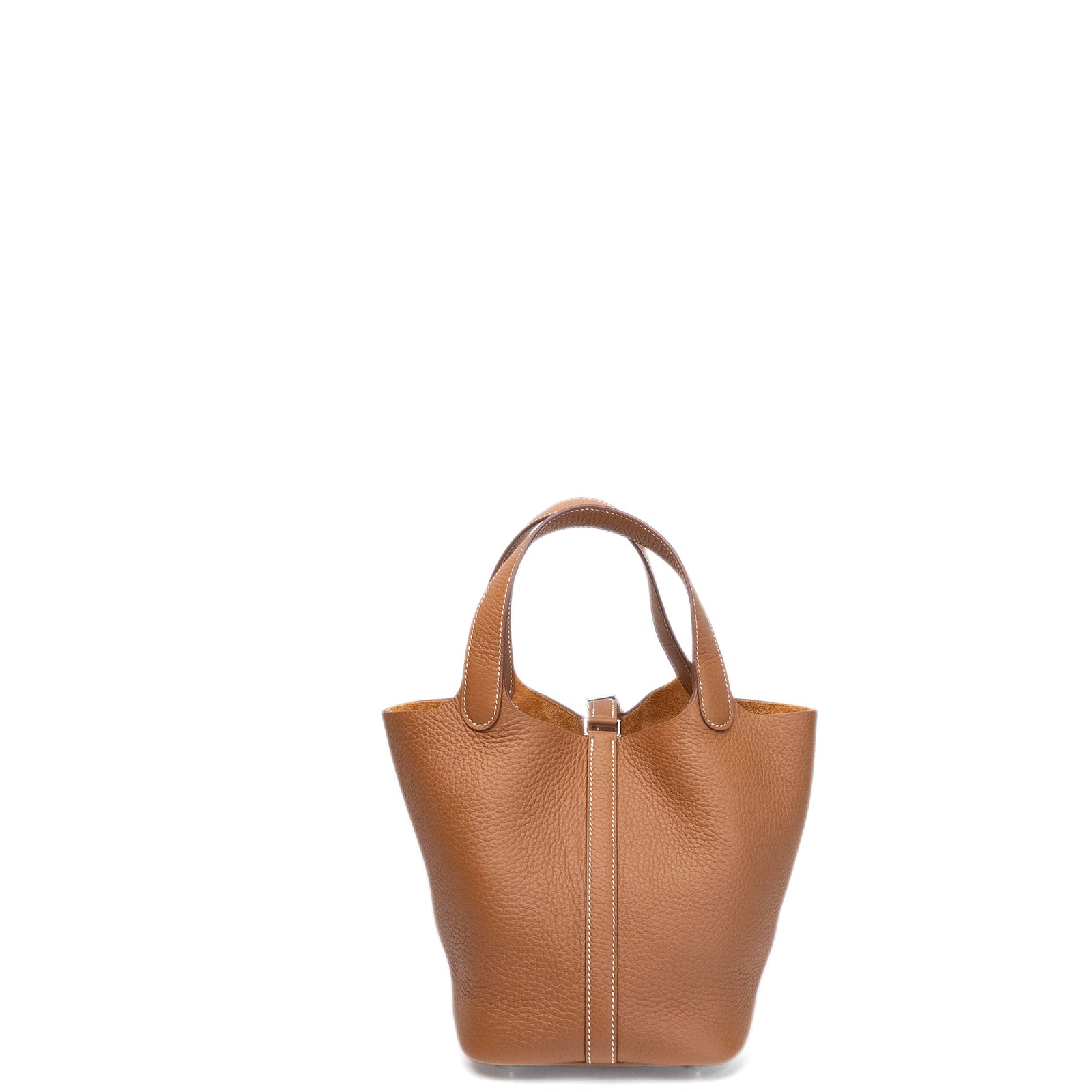 HERMES PICOTIN 18 CLEMENCE GOLD SHW STAMP K