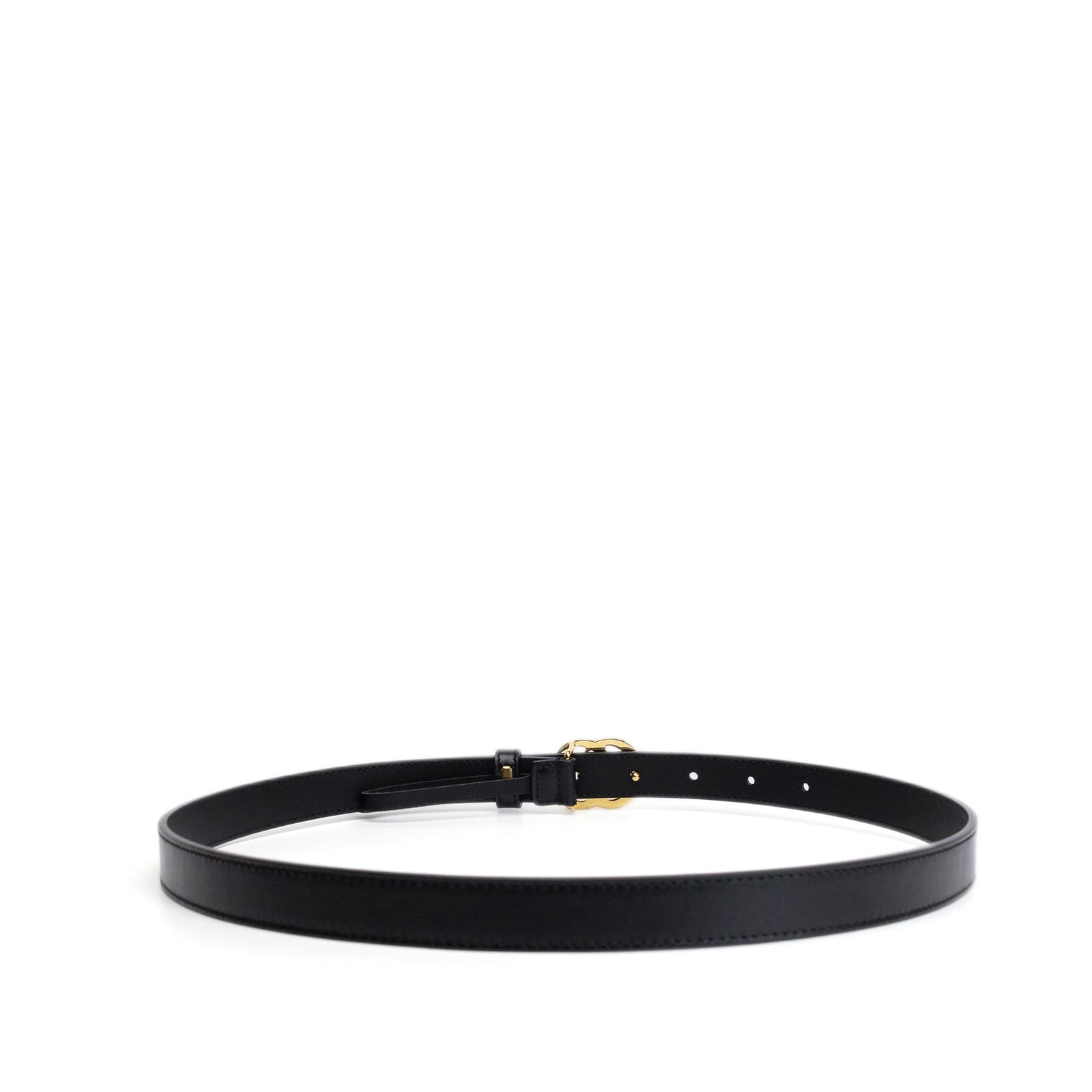 GUCCI GG MARMONT BLACK LEATHER BELT