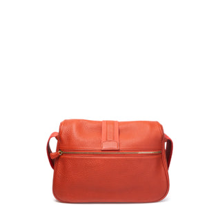 HERMES BOURLINGUE SHOULDER BAG CLEMENCE ROSE JAIPUR GHW STAMP SQUARE Q