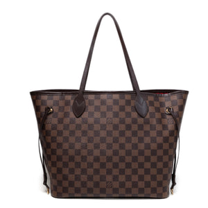 LOUIS VUITTON NEVERFULL MM DAMIER EBENE GHW