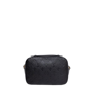 LOUIS VUITTON SAINTONGE MONOGRAM EMPREINTE BLACK LEATHER GHW