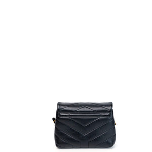 SAINT LAURENT TOY LOULOU BAG QUILTED BLACK GHW