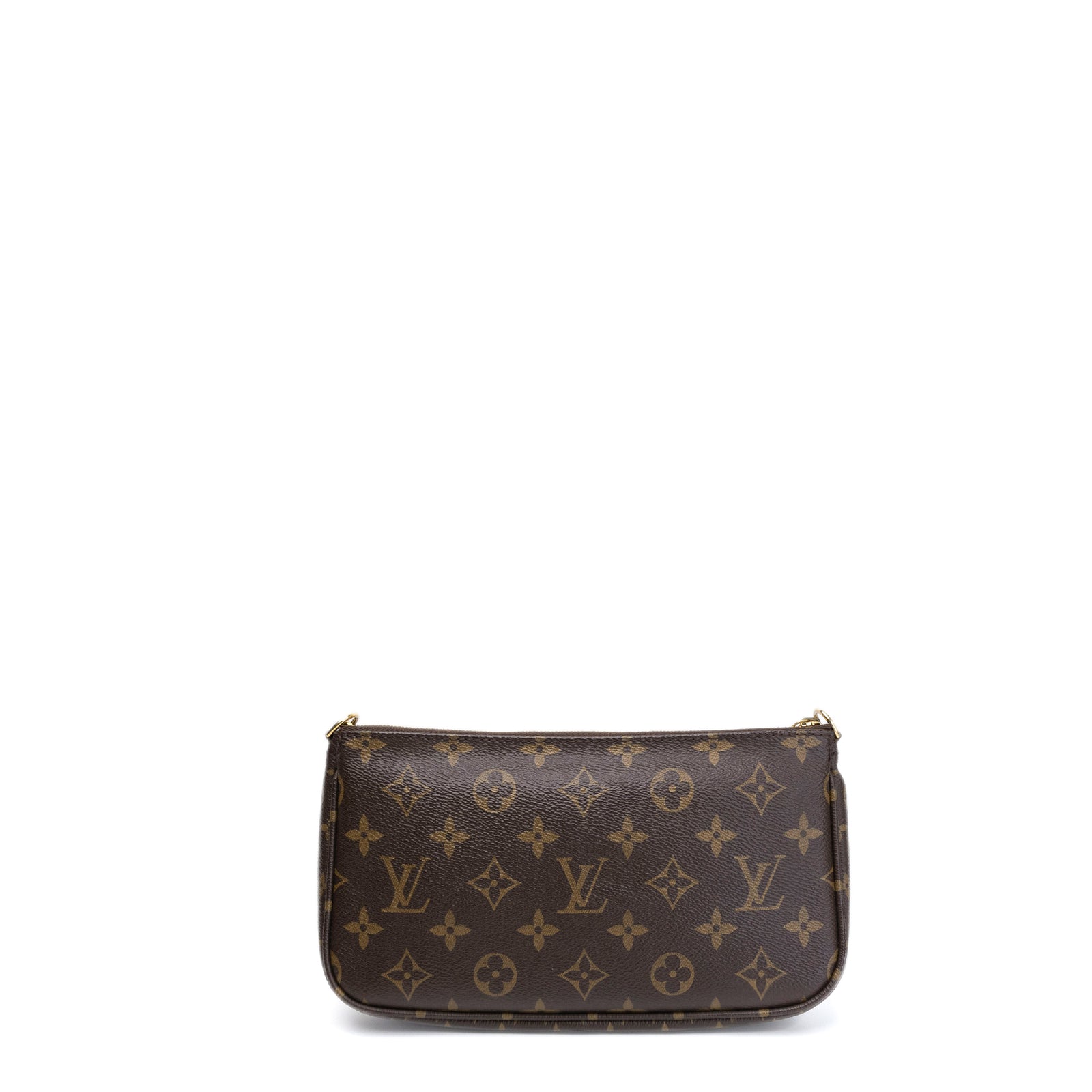 LOUIS VUITTON MULTI POCHETTE ACCESSORIES MONOGRAM CANVAS PINK STRAP GHW