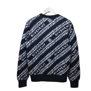 GUCCI CHAIN SWEATER BLACK & WHITE CASHMERE