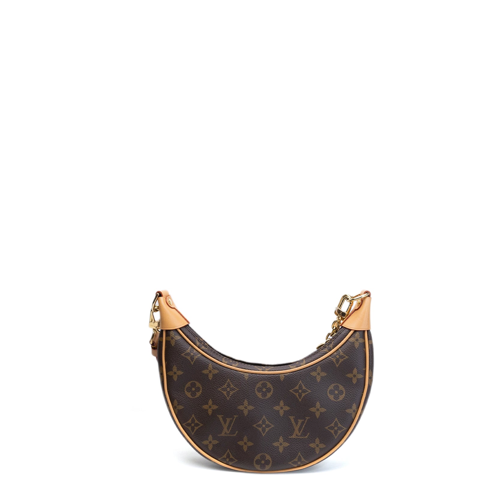 LOUIS VUITTON HALF-MOON LOOP BAGUETTE MONOGRAM CANVAS GHW (MICROSHIP)