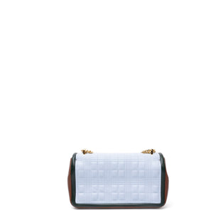 BURBERRY LOLA SMALL BLUE BAG LAMBSKIN GHW