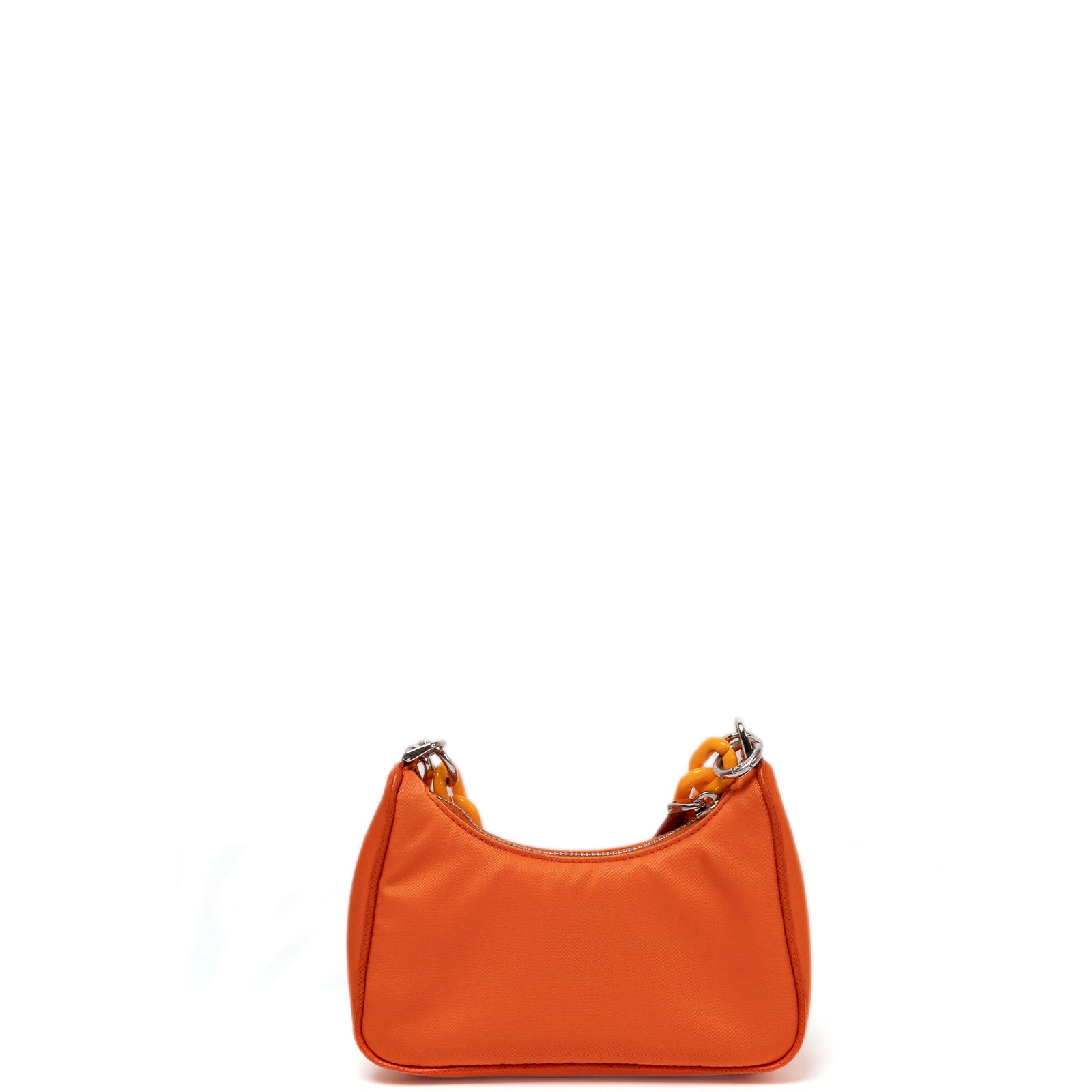 PRADA MINI HOBO NYLON ORANGE SHW