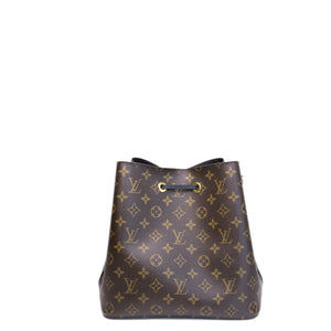 LOUIS VUITTON NEONOE MM MONOGRAM BLACK GHW