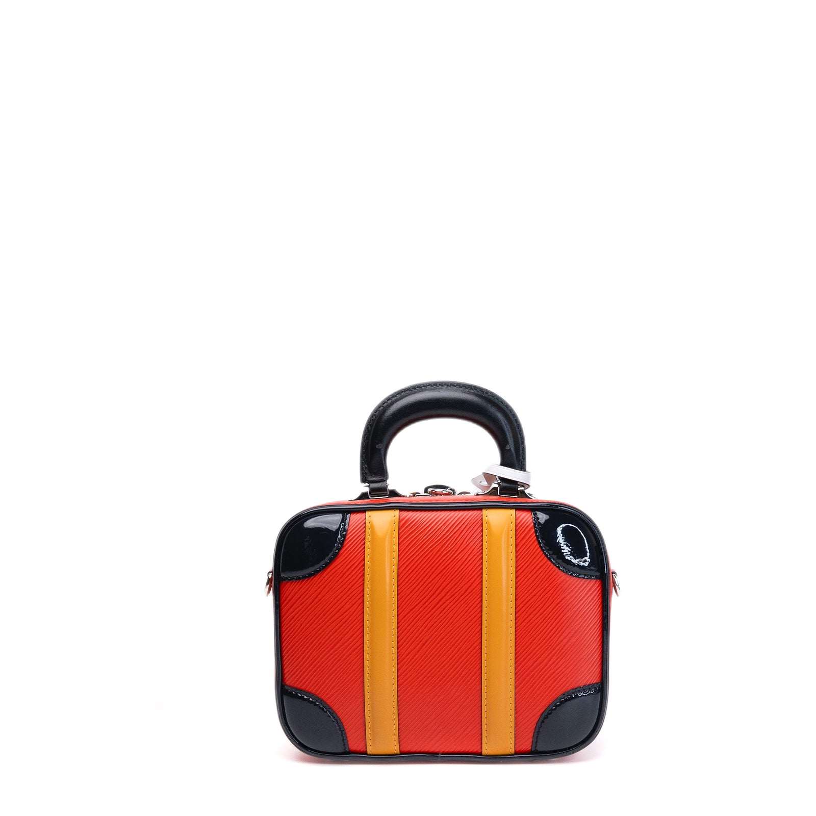LOUIS VUITTON VALISETTE BB RED / MULTICOLOURED EPI LEATHER SHW