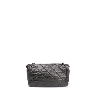 CHANEL MEDIUM CHAIN ME FLAP BAG GREY QUILTED CALFSKIN SHW