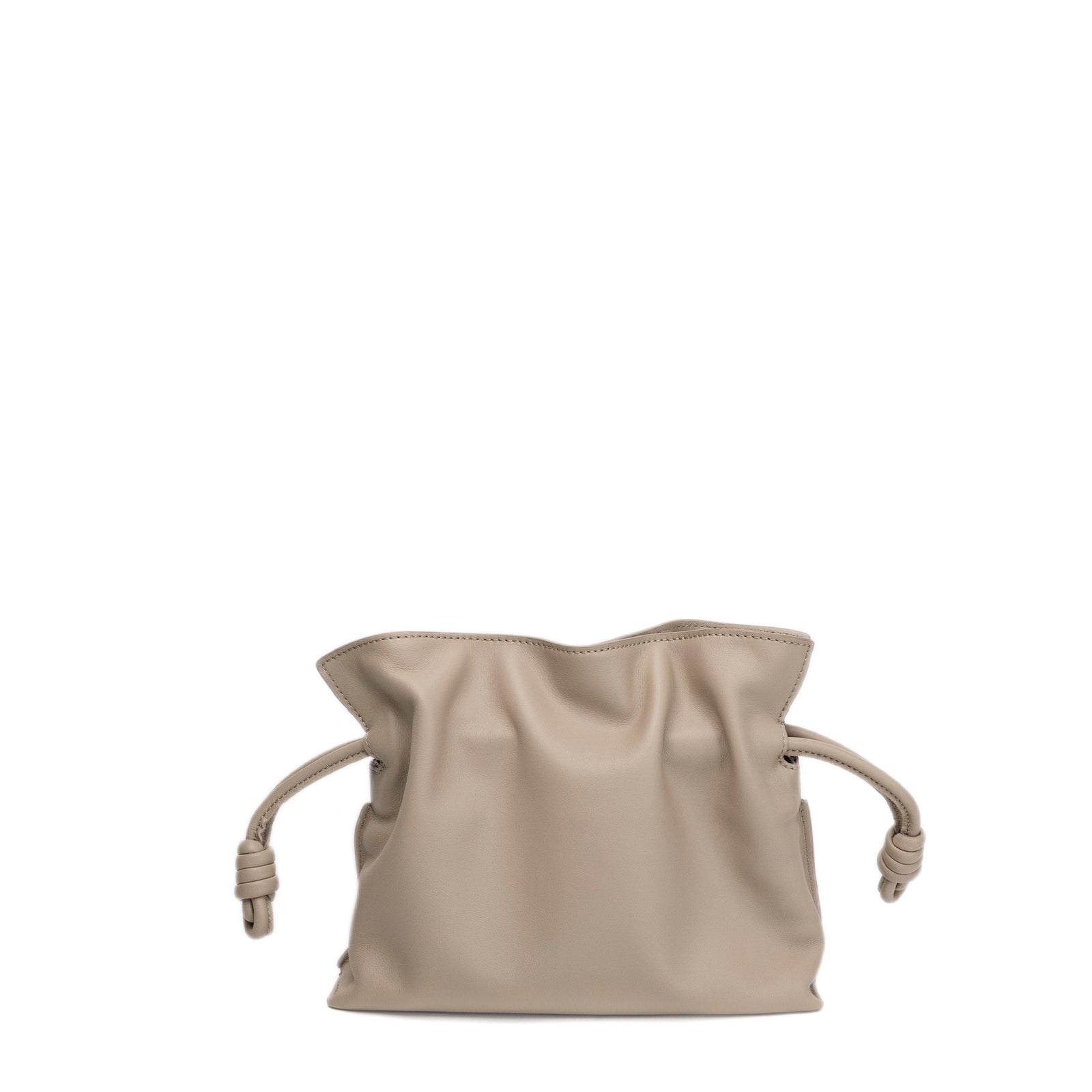 LOEWE MINI FLAMENCO CLUTCH SAND NAPPA CALFSKIN GHW