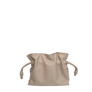 LOEWE MINI FLAMENCO CLUTCH SAND NAPPA CALFSKIN GHW