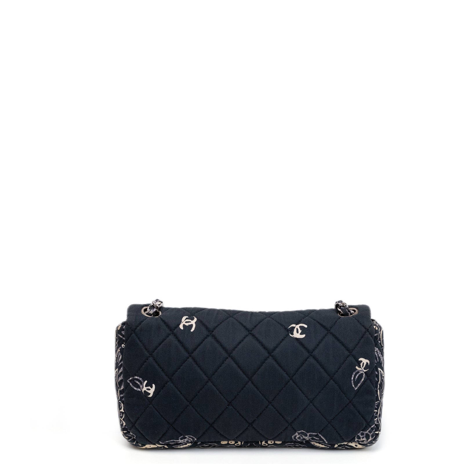 CHANEL BANDANA PRINT QUILTED FLAP BAG FABRIC MULTICOLOUR SHW