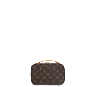 LOUIS VUITTON UTILITY CROSSBODY BAG BROWN MONOGRAM CANVAS GHW (MICROCHIP)
