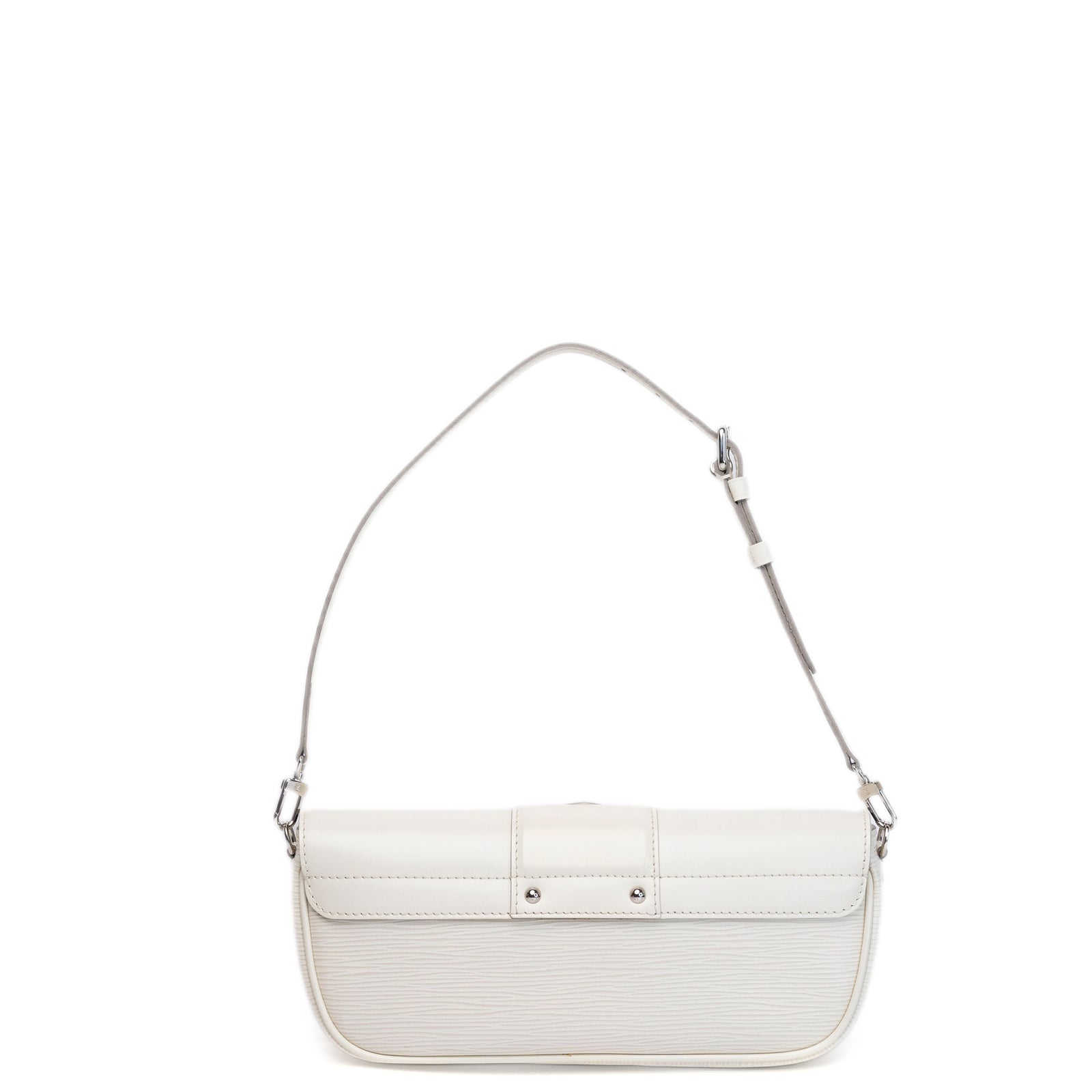 LOUIS VUITTON MONTAIGNE POCHETTE EPI LEATHER WHITE SHW