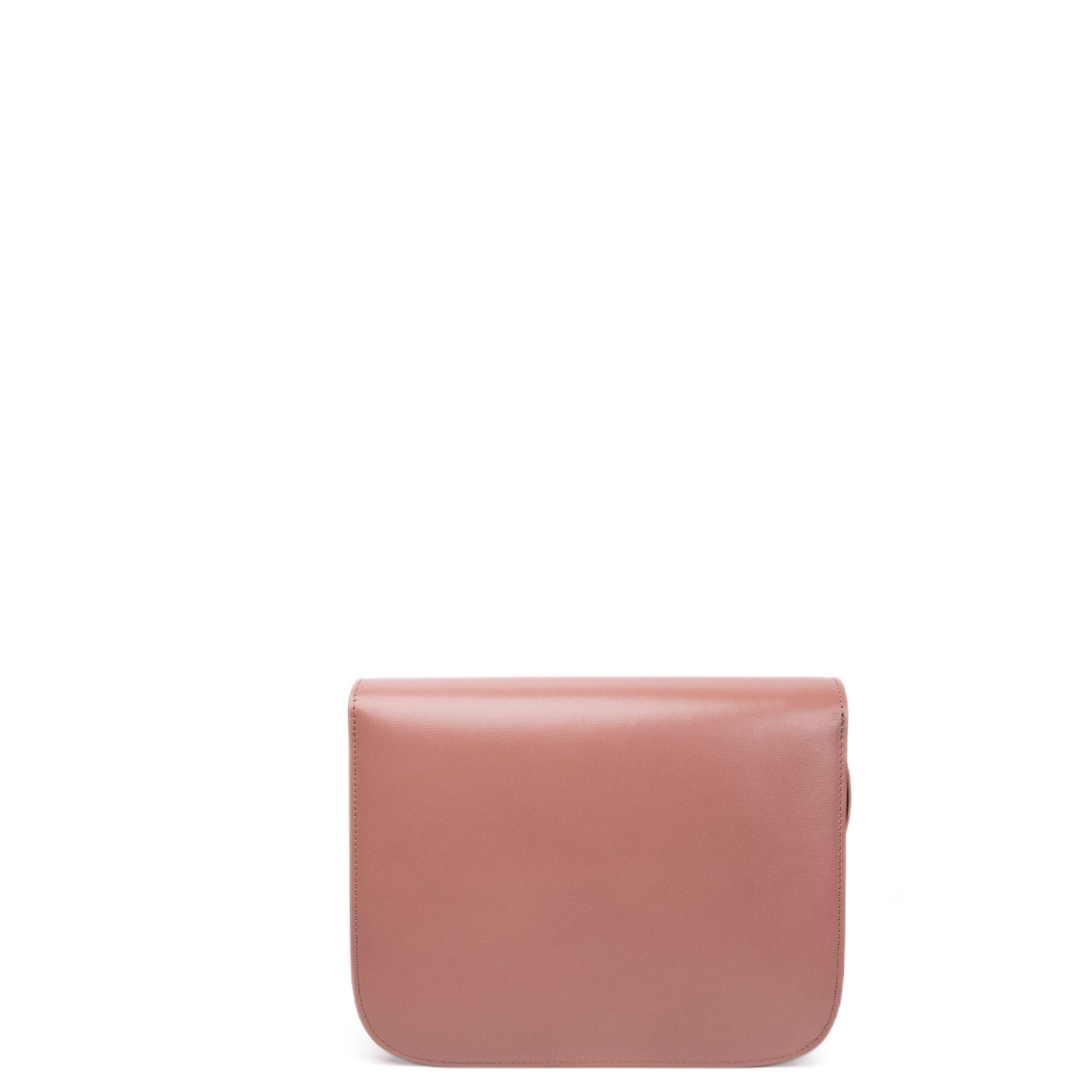 CELINE MEDIUM CLASSIC BOX BAG PINK CALFSKIN LEATHER GHW