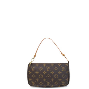 LOUIS VUITTON VINTAGE MINI POCHETTE MONOGRAM CANVAS GHW