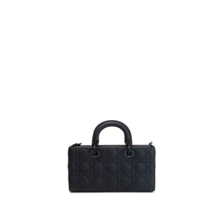 CHRISTIAN DIOR MEDIUM D-JOY BAG BLACK ULTRAMATTE CALFSKIN SO BLACK
