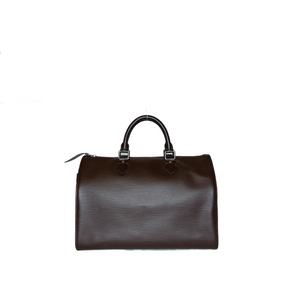 LOUIS VUITTON SPEEDY 30 EPI LEATHER BROWN SHW