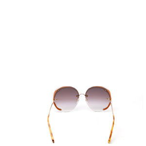 CHLOE CE174S FRAME GOLD GRADIENT SUNGLASSES GHW