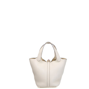 HERMES PICOTIN 18 LOCK BAG NATA GHW STAMP Z