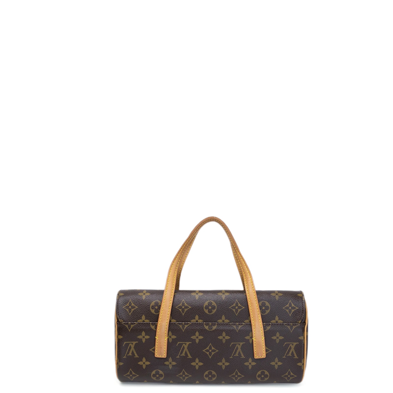 LOUIS VUITTON VINTAGE SONATIN BAG MONOGRAM CANVAS GHW