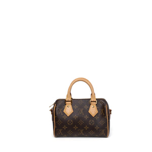 LOUIS VUITTON SPEEDY 20 BANDOULIERE MONOGRAM CANVAS GHW (MICROCHIP)