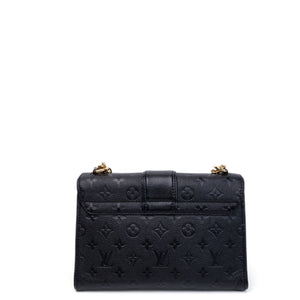 LOUIS VUITTON SAINT SULPICE PM SHOULDER BAG BLACK MONOGRAM EMPREINTE LEATHER GHW
