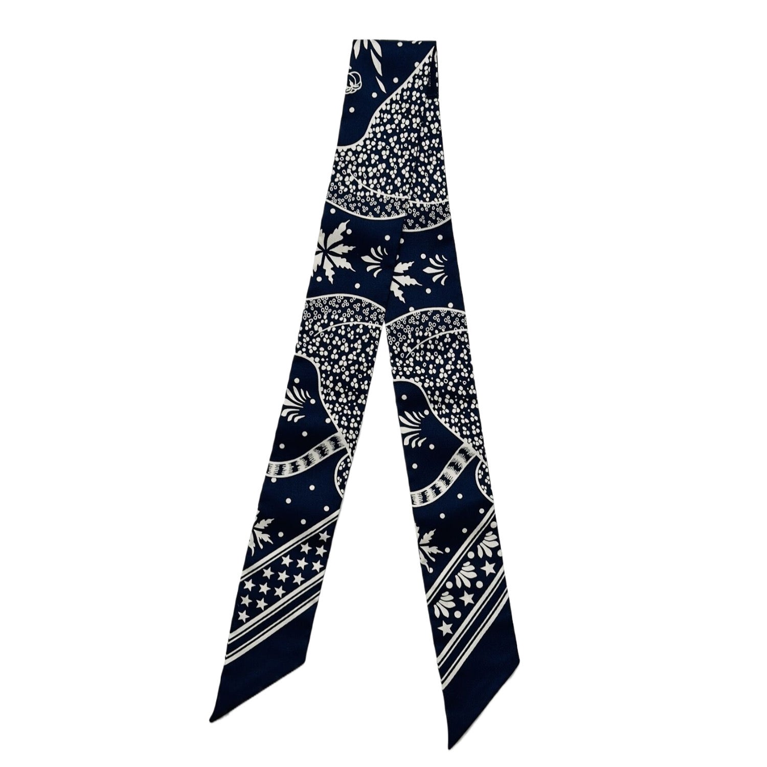 HERMES LES LEOPARDS BANDANA TWILLY