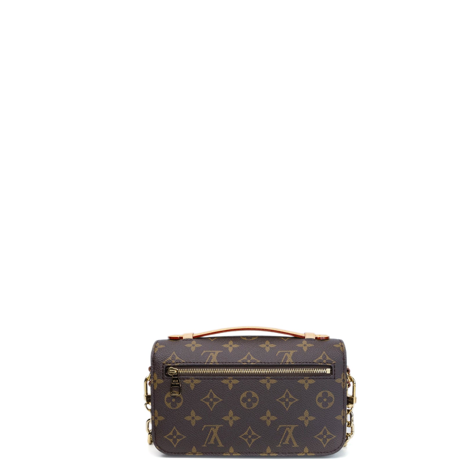 LOUIS VUITTON POCHETTE METIS EAST WEST MONOGRAM CANVAS GHW (MICROCHIP)