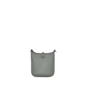 HERMES MINI EVELYNE TAURILLON CLEMENCE GRIS MEYER GHW STAMP U