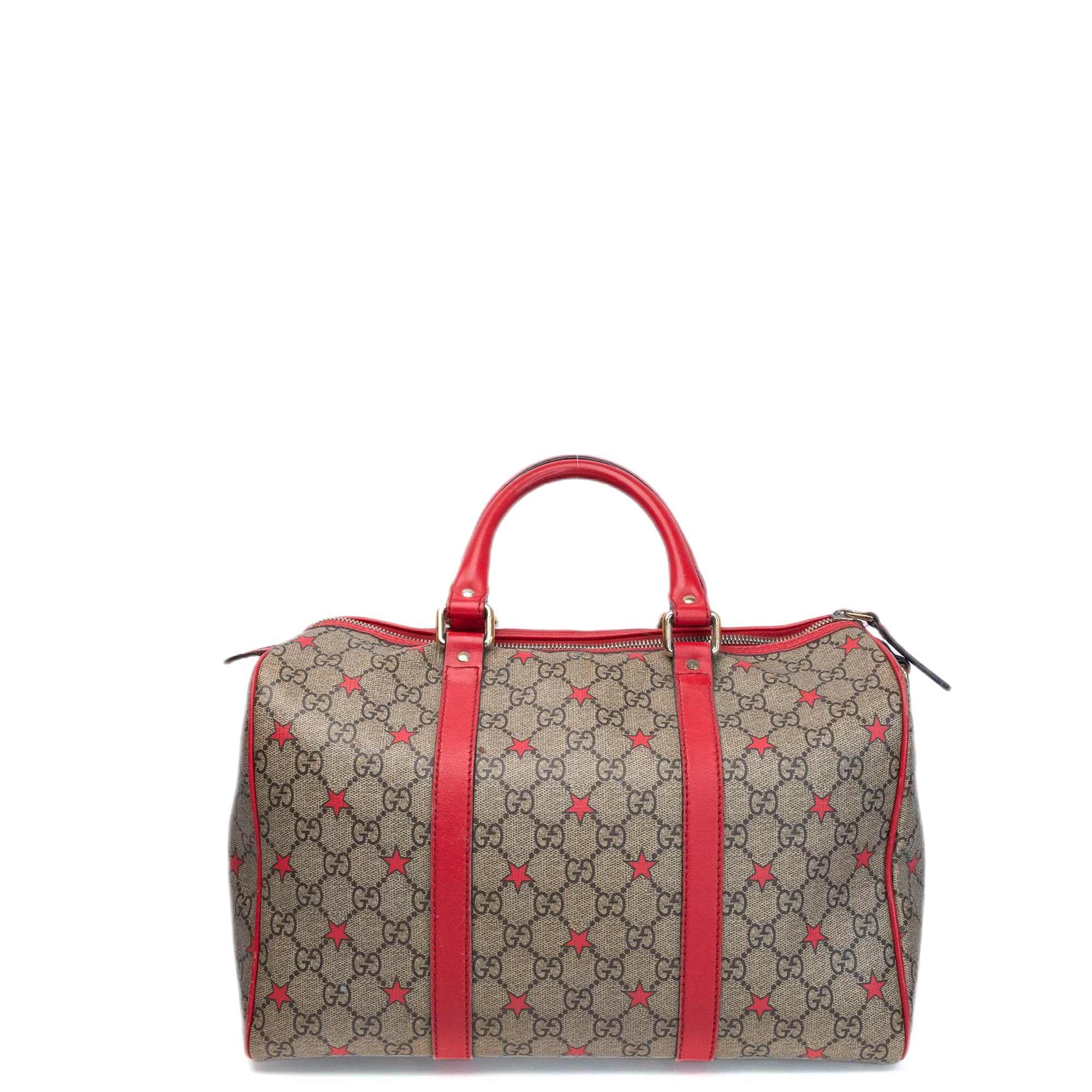 GUCCI GGスプリーム トートバッグ JOY RED GUCCI GG SUPREME MEDIUM JOY BOSTON BAG BEIGE / RED GHW - MIGO LUXURY