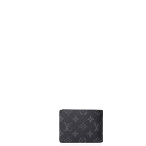 LOUIS VUITTON MULTIPLE WALLET BLACK & GREY MONOGRAM (MICROCHIP)