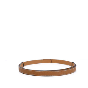 HERMES KELLY 18 BELT GOLD GHW STAMP W