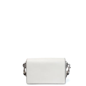 CHRISTIAN DIOR DIOR REVOLUTION FLAP BAG WHITE CALFSKIN SHW