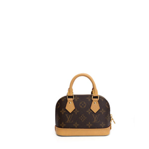 LOUIS VUITTON ALMA BB MONOGRAM CANVAS GHW (MICROCHIP)