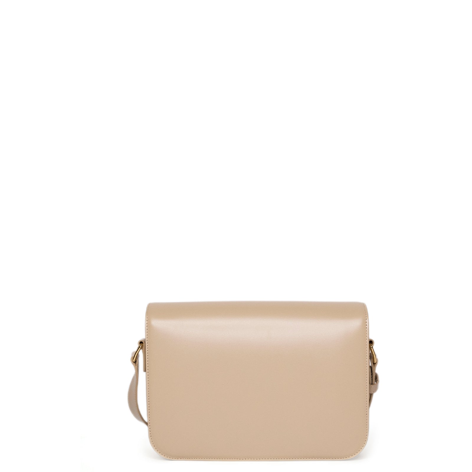 CELINE CLASSIQUE TRIOMPHE BAG SHINY CALFSKIN BEIGE GHW