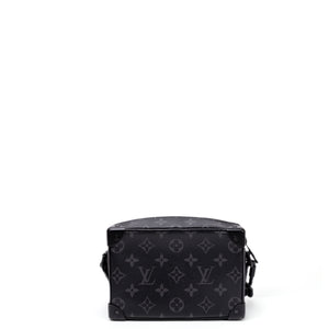 LOUIS VUITTON MINI SOFT TRUNK BLACK MONOGRAM ECLIPSE CANVAS BLACK HARDWARE