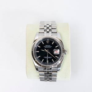ROLEX DATEJUST 36MM BLACK REF.116234