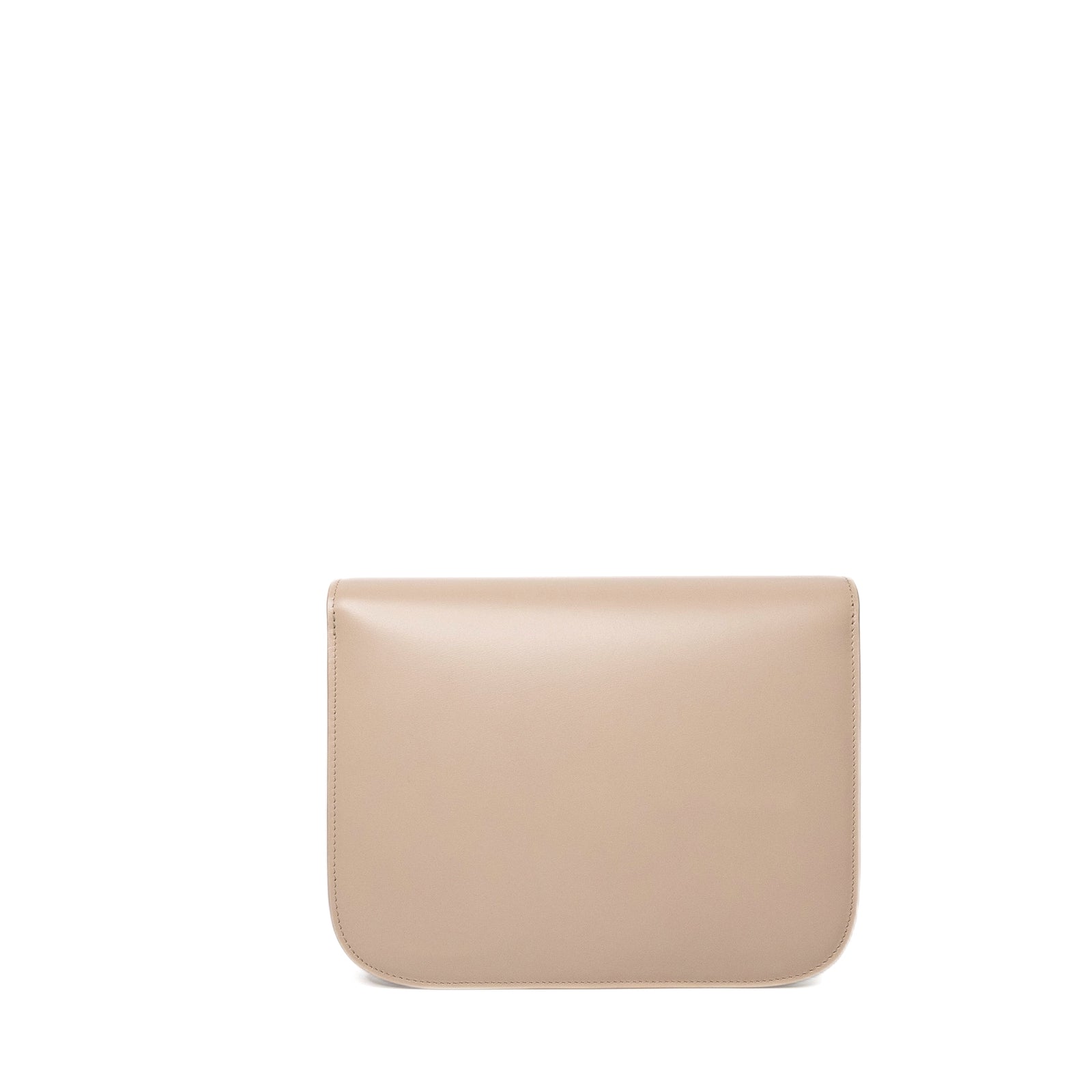 CELINE MEDIUM CLASSIC BOX BAG BEIGE CALFSKIN GHW