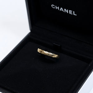 CHANEL CRUSH RING 18K YELLOW GOLD SIZE 53