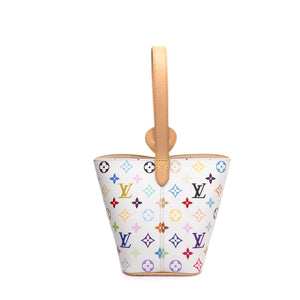 LOUIS VUITTON MURAKAMI ALL IN BB MULTICOLOURED MONOGRAM CANVAS WITH  LEATHER GHW