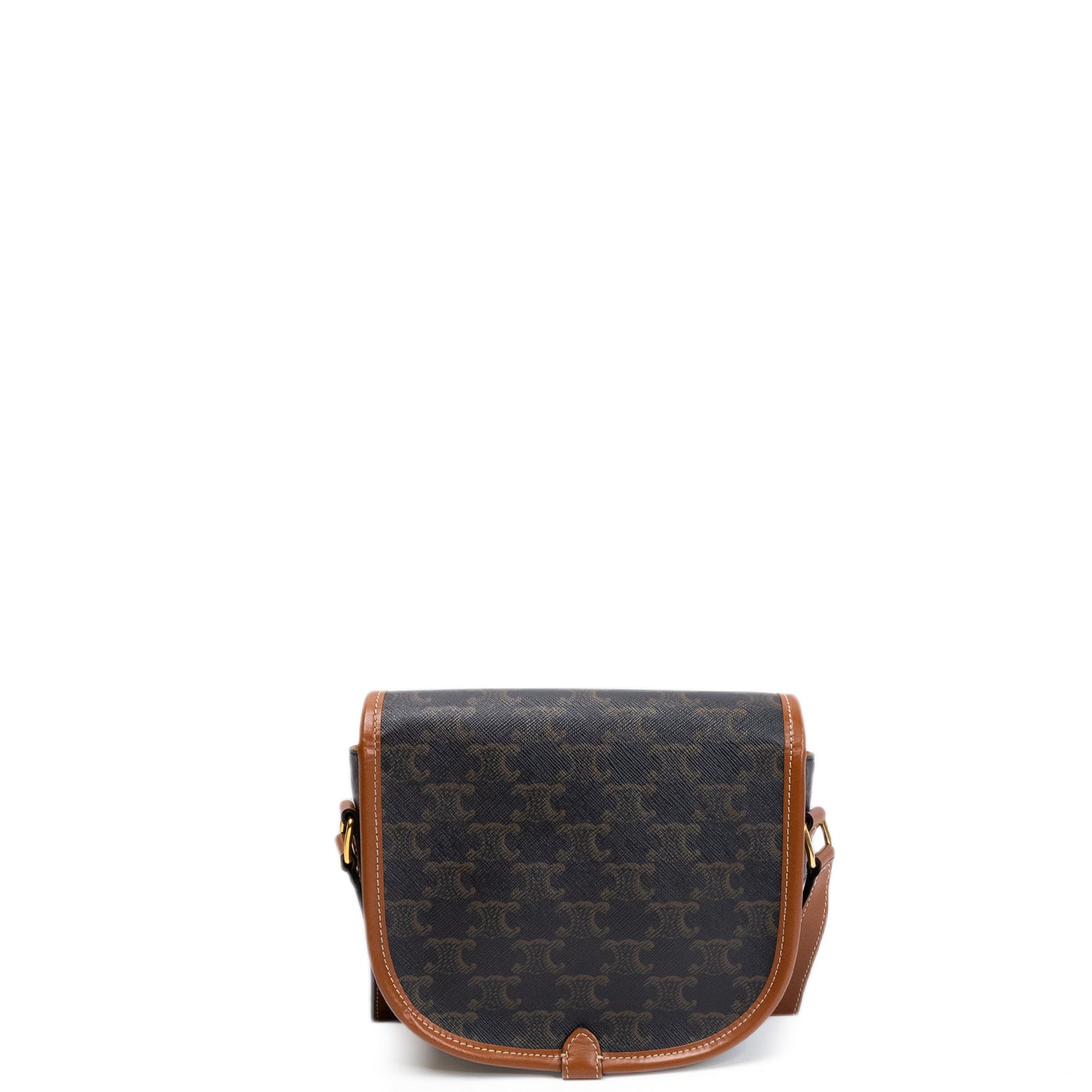 CELINE FLOCO BAG IN TRIOMPHE CANVAS GHW