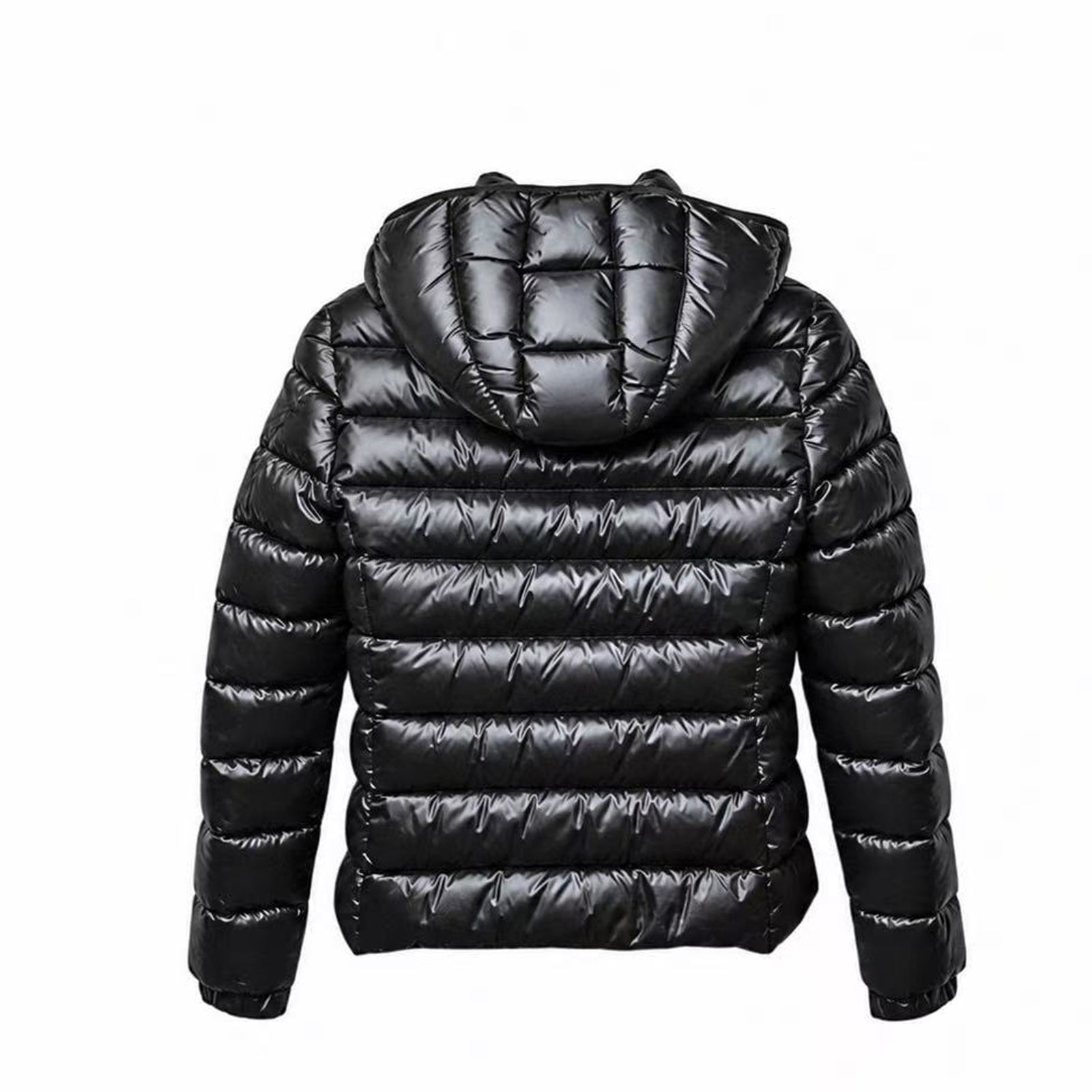 MONCLER BLACK BADY HOODED SHORT DOWN JACKET SIZE 2