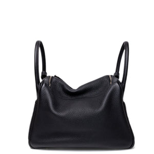 HERMES LINDY 30 CLEMENCE LEATHER SHW STAMP SQUARE Q