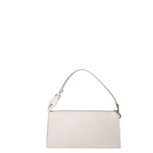 LOUIS VUITTON POCHETTE ACCESSORIES EPI LEATHER WHITE SHW